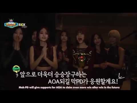 [Eng Sub] 141122 AOA - MBC Show Champion Backstage CUT
