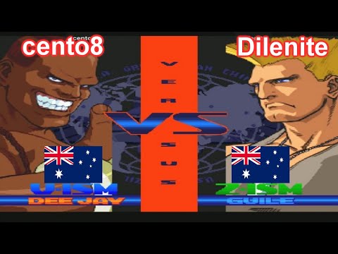 Street Fighter Zero 3 Upper - cento8 vs Dilenite