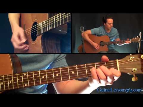 Simple Man Guitar Lesson Acoustic - Shinedown - Lynyrd Skynyrd