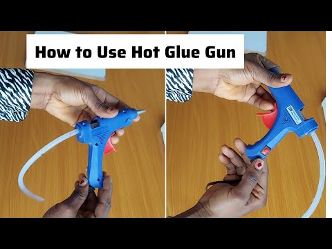 Part of a video titled How to Use a Hot Glue Gun - YouTube