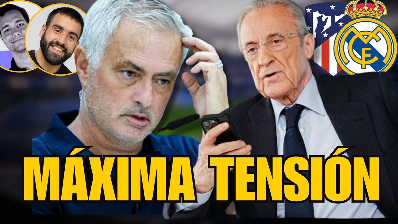 ¡ALERTA MÁXIMA EN EL REAL MADRID! Mourinho y la directiva se la juegan en el derbi del Atlético