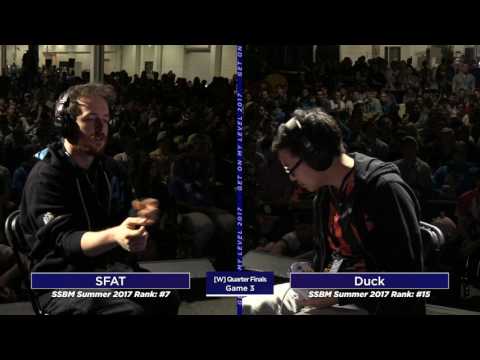 SFAT vs Duck - GOML 2017 - Melee Winners Quarter Finals