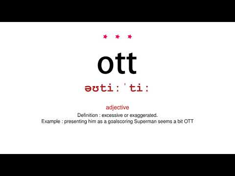 How to pronounce ott - Vocab Today
