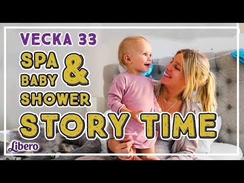 Spa och baby shower! 👙👶 Andrea Norrman vecka 33