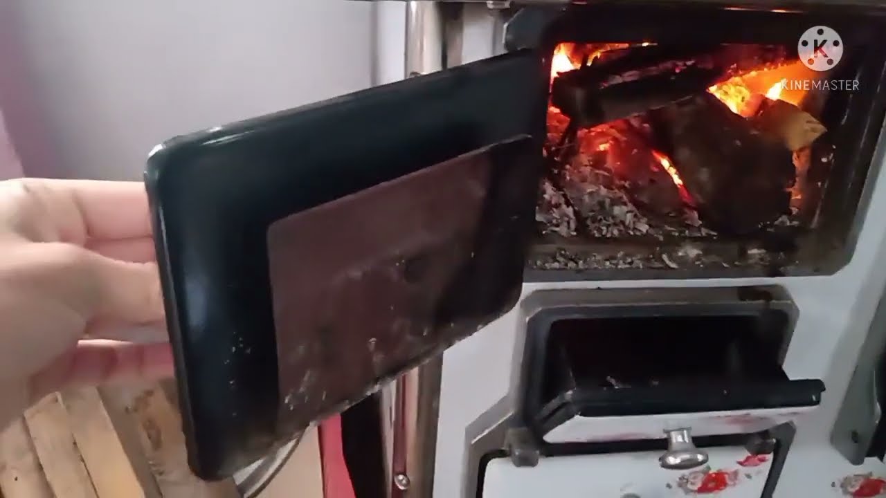 Fogão a lenha, após um ano de uso!