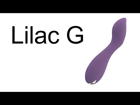 Evolved Lilac G-spot Silicone Vibrator Compact Atsparus vandeniui 10 Modes video