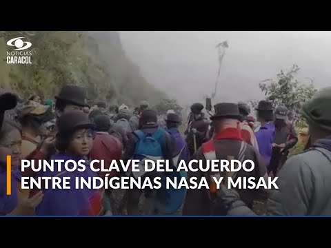 Comunidades indígenas del Cauca llegaron a un acuerdo para poner fin a violentos enfrentamientos