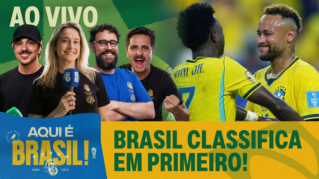 BRASIL CLASSIFICA EM PRIMEIRO, NEYMAR DE VOLTA E QUE VENHA O MATA-MATA! | AQUI É BRASIL