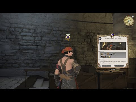 FFXIV Blacksmith Class Quest: By the Sweat of Your Brow