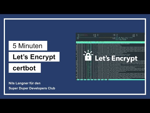 5 Minuten - Sichere Webseiten mit certbot und Let's encrypt