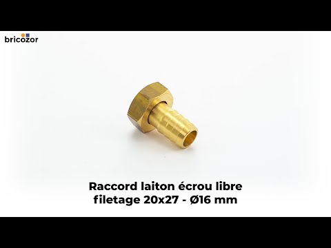 Raccord laiton écrou libre ANQUIER