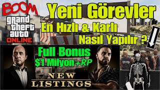 GTA Online | Yeni New Listings Mansion Görevleri ile Hızlı Para & RP (Prix Luxur