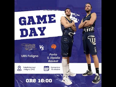 3^ giornata campionato serie C Gold: UBS Lucky Wind Foligno - P.to S. Elpidio Basket