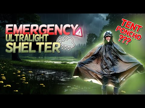 Ultimate Poncho Shelter for Wild Camping