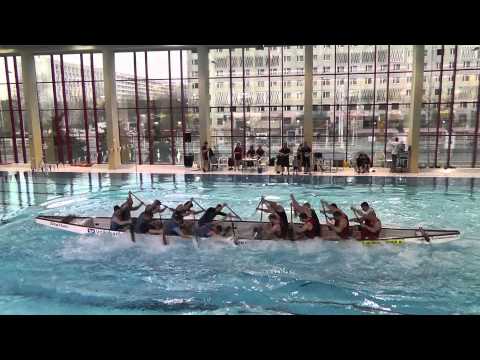 5. Hallescher Drachenboot Indoorcup - Rennen 65 - Geiseltaler Searunners 2 vs. Roter Sternburg