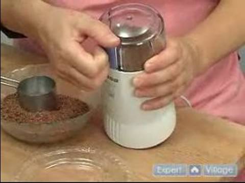 How to Make Pancakes & Waffles: Easy Recipes : Grind Flax Seed for Healthy Pancake Recipe