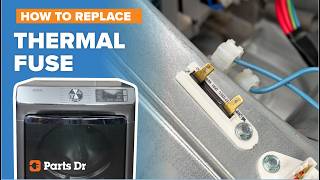 Dryer Thermal Fuse Testing & Replacement | Whirlpool Duet Maytag Kenmore Amana | W10909685