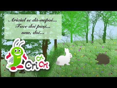 Iepurele si ariciul (desene) - Cantece pentru copii | CriCriCri