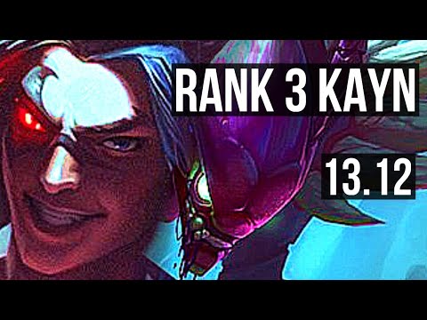 KAYN vs KHA (JNG) | 19/1/8, Rank 3 Kayn, Legendary | EUW Challenger | 13.12