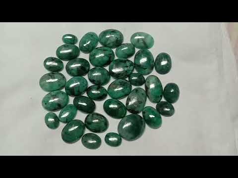 Natural Emerald Oval Cabochon