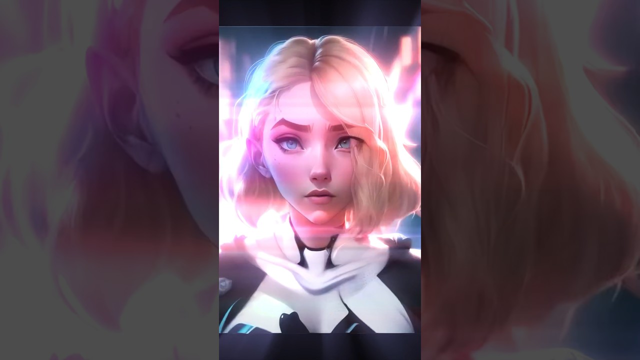 Gwen Stacy #shorts  #aianimation #comfyui #animatediff #gwenstacy #spiderverse #aiart #aianimation