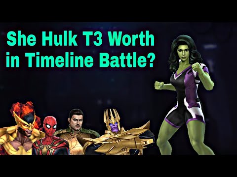 She Hulk T3 Timeline Battle Performance Showcase And Guide - Marvel Future Fight
