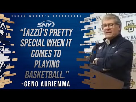 UConn vs Marquette: Geno Auriemma on Azzi Fudd, Huskies Big East win | UConn Post Game | SNY