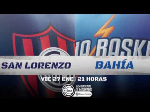 27.01.2017 | San Lorenzo vs. Weber Bahía | #LaLigaBancoNación