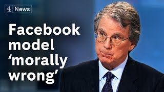 Former Facebook investor on its ‘morally wrong' direction.