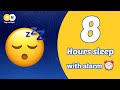 8 Hours - Relaxing rain 🌧 fall asleep fast 😴 ( with Alarm ⏰ )