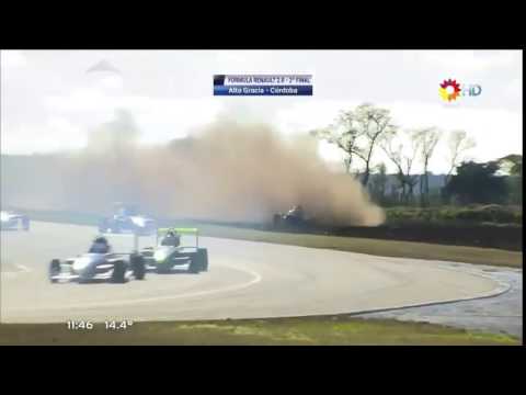 Formula Renault 2.0 2016. Race 2 Cordoba. Huge Flip