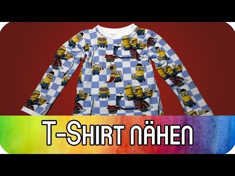 DIY Komplettanleitung: T-Shirt nähen mit Bündchen und Fake-Bündchen (faules Bündchen) | kreativBUNT