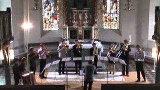 William Byrd - The Earl of Oxford's March - Hanover Trombone Class conducted by Jonas Bylund