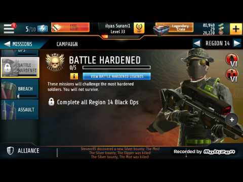 Kill shot bravo Black OPS Region 14 .1st