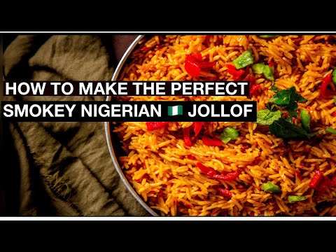 How to make the perfect Smokey Nigerian jollof rice 🇳🇬🇳🇬🇳🇬🇳🇬🇳🇬 #howtomakejollofrice