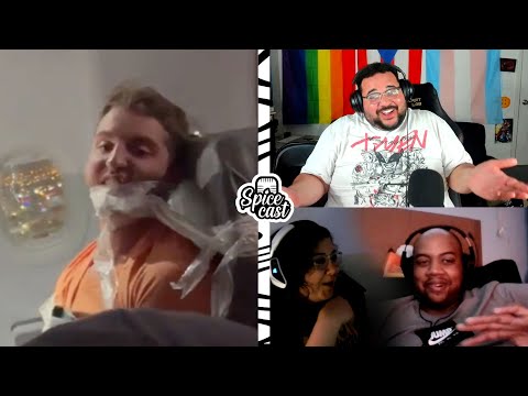 Frontier Flight attendants Duct Tape Passenger | SpiceCast Highlights