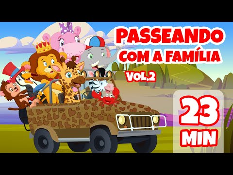 Passeando com a Família Vol.2 - Giramille 23 min | Desenho Animado Musical