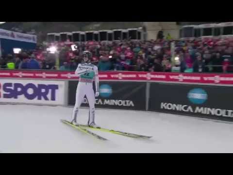 Koudelka edges Ammann for ski jump victory