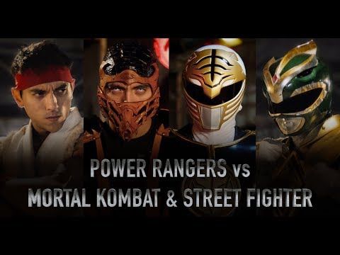 POWER RANGERS vs MORTAL KOMBAT & STREET FIGHTER - LIVE ACTION BATTLES