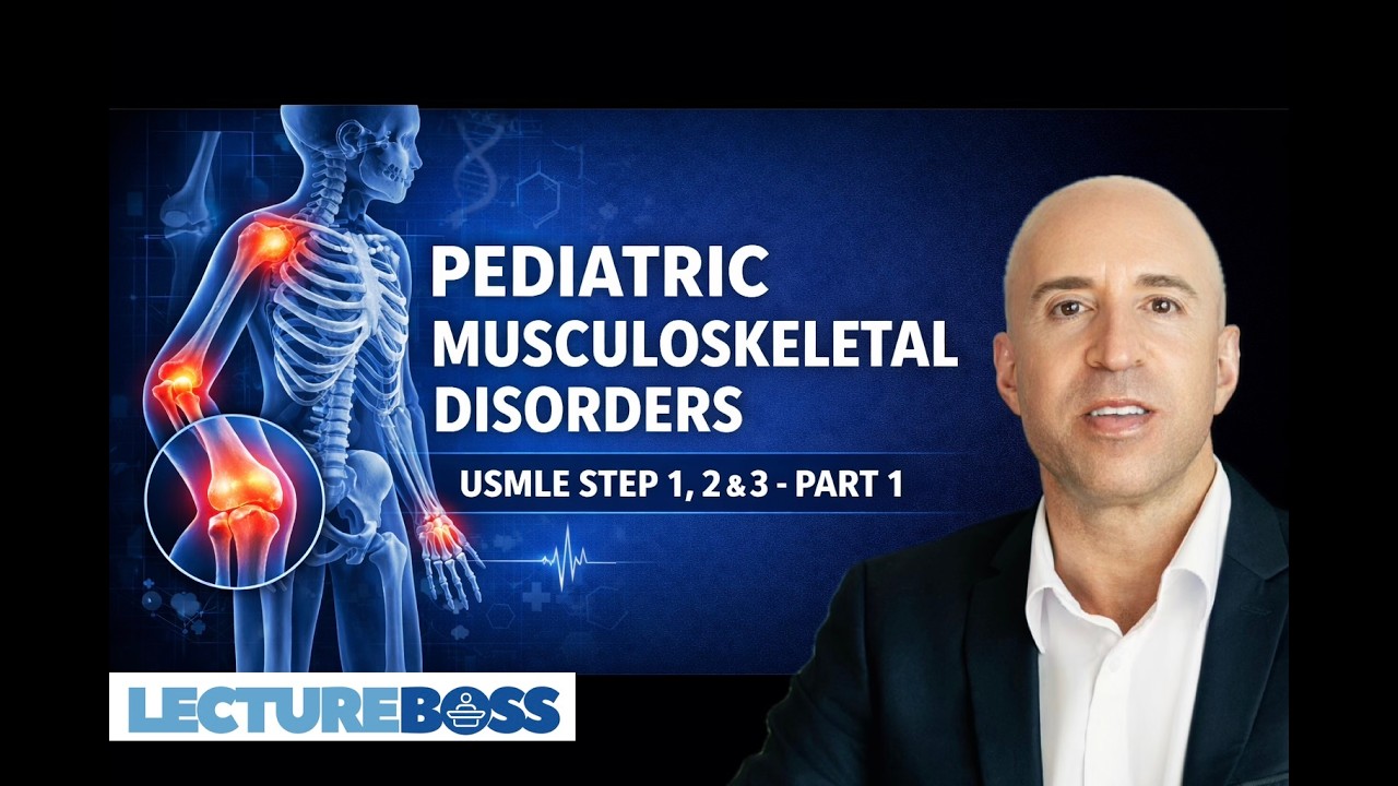 USMLE Step 1, 2, & 3 Pediatric Musculoskeletal Disorders