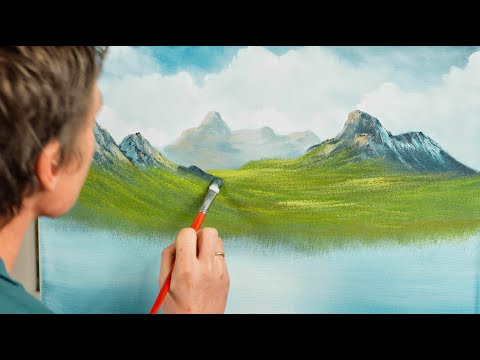 Berge, Wiesen, Wasser malen - Einfach und schnell - mit Axel Laslo