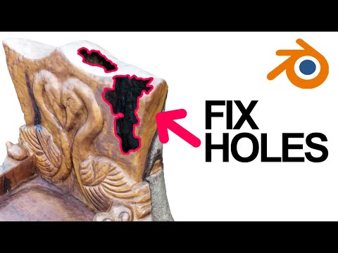 Fix Holes in Photogrammetry With Blender: How To Repair Bad Photo-Scans