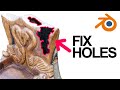 Fix Holes In Photogrammetry With Blender How To Repair Bad Photo Scans