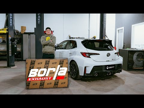 GR COROLLA BORLA ATAK CATBACK EXHAUST INSTALL!