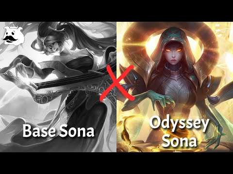 How is Odyssey Sona DIFFERENT? | Skin Comparison