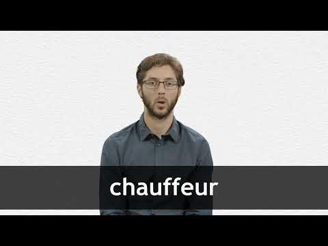 English Translation of “CHAUFFEUR” | Collins French-English Dictionary
