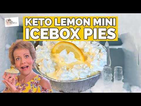 Old Fashion Mini Keto Lemon Icebox Pies Recipe - Just Like Grandma's But Keto!