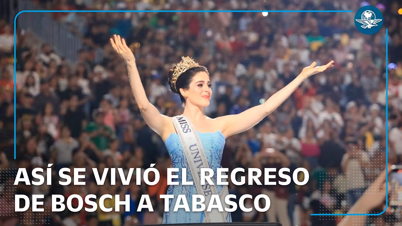Fátima Bosch emociona a Tabasco: “Esta corona también es de ustedes”