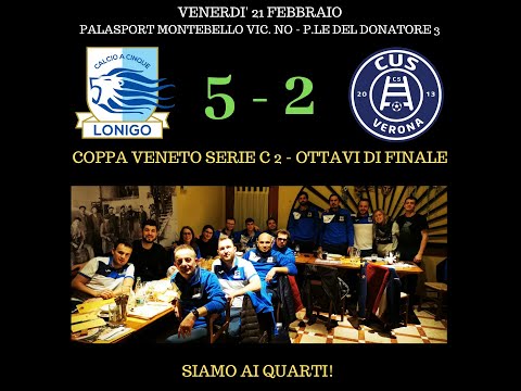 21/02/20 OTTAVI COPPA- LEONICENA 5-2 CUS VERONA:I GOL DELLA GARA FULL HD