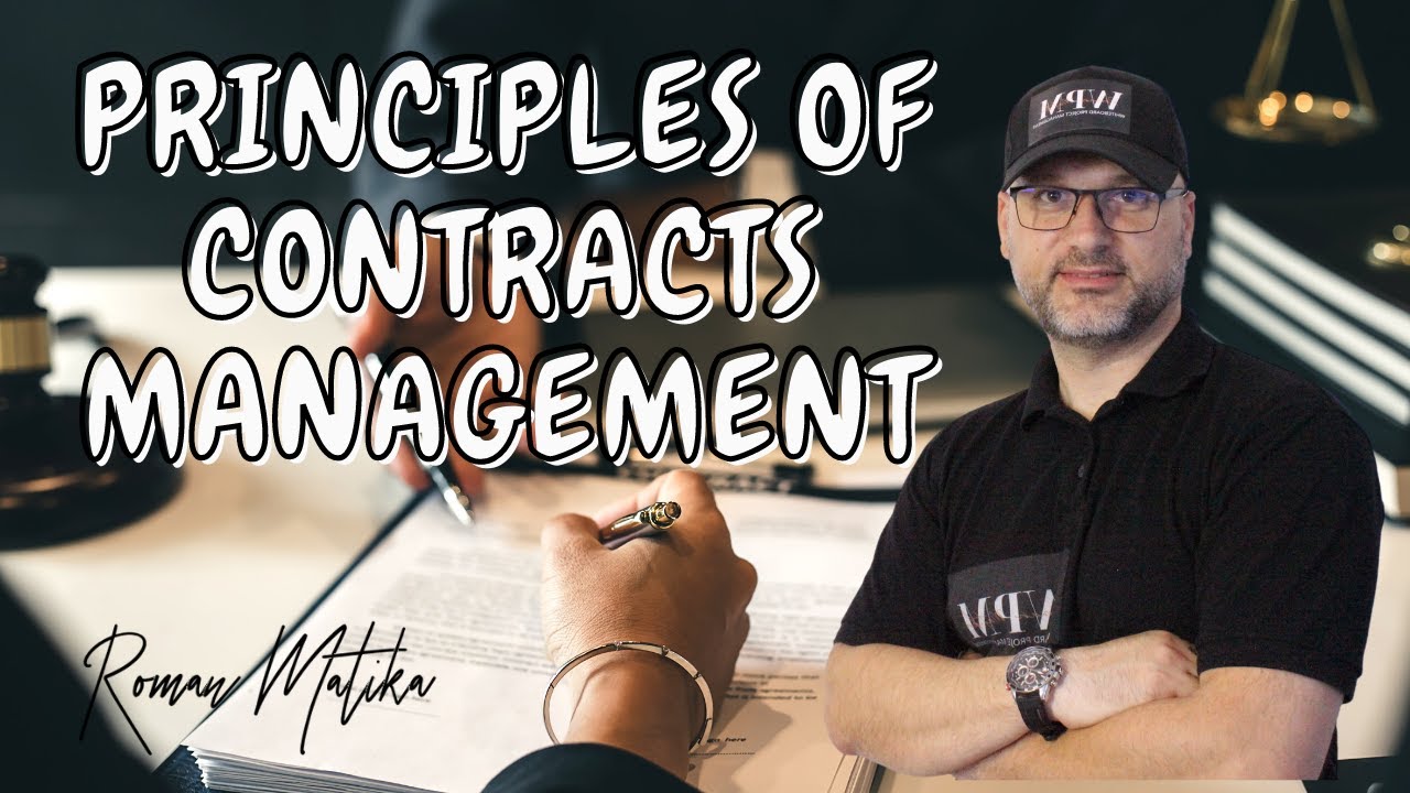 PRINCIPLES OF CONTRACT MANAGEMENT #projectmanagement #contracts #contractmanagement #project